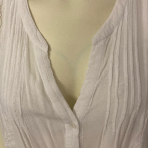 Sanctuary /Anthropology sheer tie bottom tank - Picture 14 of 16